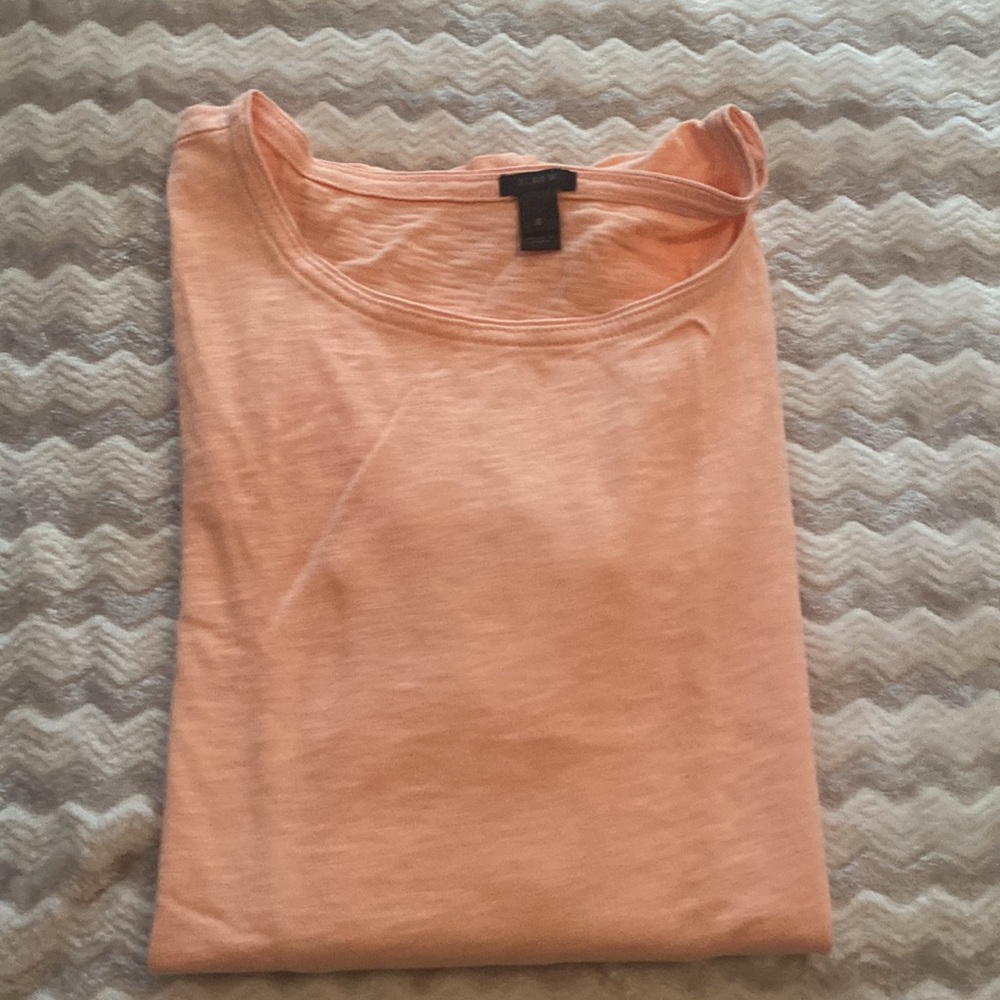 J. Crew Salmon Tee Size Small